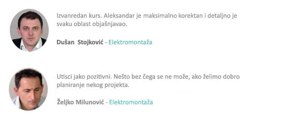 Utisci sa obuke za MS Project